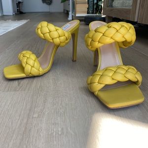 Steve Madden braided heels